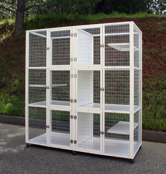 s555 with Galvanized Stainless Steel Wire (no PVC coating) and Solid Vertical Dividers