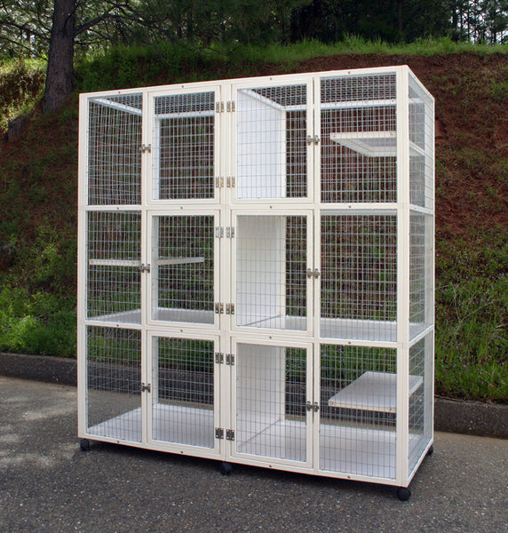 s555 with Galvanized Stainless Steel Wire (no PVC coating) and Solid Vertical Dividers